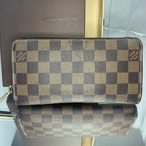 LOUIS VUITTON Louis Vuitton Damier Porte Monnaie Zippy
